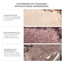 Load image into Gallery viewer, Morphe ChromaPlus 6-Pan Eyeshadow Palette - High Pigment Eye Makeup with Shimmer, Matte & Metallic Eye Shadow - Neutral Eyeshadow Makeup Collection for All-Day Wear - Rich Glitch (0.26 oz)