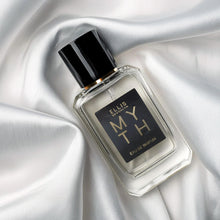 Load image into Gallery viewer, Ellis Brooklyn MYTH Eau de Parfum, Sophisticated Jasmine Musk Perfume for Women, Clean, Vegan, Paraben-Free, Long Lasting, Notes of Bergamot, Tiger Orchid & White Cedarwood, 50ml / 1.7oz
