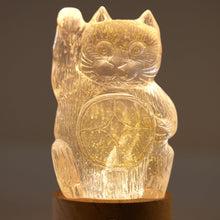 Load image into Gallery viewer, Verveho Night Light Cat Lamp,Cat Decorative lamp,Fortune Cat Night Light USB Rechargeable,3D Night Light for Home Decoration,Kids,Meditation,Valentine's Day