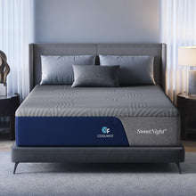 Load image into Gallery viewer, Sweetnight CoolNest 14 Inch King Size Mattress, Cooling King Memory Foam Mattress for Cool Night Sleep, 5-Zone Ergo Support for Pressure Relief, Medium, CertiPUR-US Certified