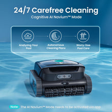 Load image into Gallery viewer, (2026 New) AIPER Scuba V3 AI Vision Cordless Robotic Pool Cleaner, 10x Faster Pool Cleaning with AI Patrol, 24/7 Auto Cleaning, Smart Waterline Parking & Multi-Layer Filtration, Gray