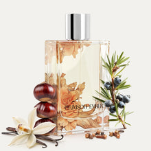 Load image into Gallery viewer, Kumbra With Love Crimson Ember Eau de Parfum 100ML – Spicy Perfume for Unisex – Long-Lasting Scent with Vanilla, Juniper, Clove & Chestnut – Vegan, Paraben-Free, Fragrance from France