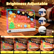 Load image into Gallery viewer, Lumiboard Led Drawing Board with 13 Light Effects, 16" Rechargeable Glow Doodle LED Note Board with Colors, Neon Light Up Drawing Tablet Gifts for Kids for Easter Birthday Christmas Gift Ideas
