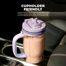 Load image into Gallery viewer, Ninja Blendboss™ | Personal Blender for Smoothies & Frozen Drinks | 26oz Travel Tumbler with LeakProof Lid, Chug Spout & Detachable Straw | Auto-iQ Technology | Lavender Lemonade | DB351PR