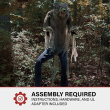 Load image into Gallery viewer, Haunted Hill Farm 7.0-Ft. Motion-Activated Towering Werewolf Animatronic
