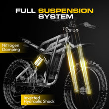 Load image into Gallery viewer, COSWHEEL Electric Dirt Bike for Adults, 7000W Peak Motor Electric Motorcycle, 60V 30Ah Battery, up to 55MPH Off Road Electric Bike, 17" Dirt Tires, Dual Suspension, Hydraulic Brakes