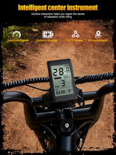 Load image into Gallery viewer, ESKUTE V100 Electric Bike for Adults, Electric Dirt Bike 1500W Peak Motor, All Terrain Dual Suspension E Bike 20+MPH Speed, Ebike Up to 60 Miles Range, 16" Fat Tire, 48V13Ah Battery, 7-Speed,Black