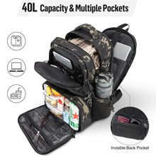 Load image into Gallery viewer, Urban Braver Tactical Backpack with Lunch Box for Men: Laptop Compartment Bookbag with lunchbox for Work School for Women Mens