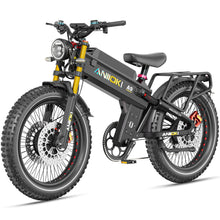 Load image into Gallery viewer, ANIIOKI 6000/7000W Dual Motor Electric Bike,46MPH 300Miles Long Range eBike,60/72V 70Ah/80Ah Battery,7-Speed,26Γ4.8" Fat Tire Electric Bicycles,A9 Pro Max