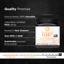 Load image into Gallery viewer, MANUKA DOCTOR - MGO 1125+ Manuka Honey Monofloral, 100% Pure New Zealand Honey. Certified. Guaranteed. RAW. Non-GMO (8.75 oz)