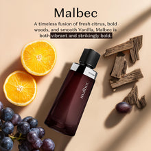 Load image into Gallery viewer, Malbec Classic Eau de Toilette By O Boticario, Cologne For Men, Long-Lasting Fragrances, French Oak Barrel-Aged Red Wine & Woody Amber Perfume Scent, 3.4 Ounce