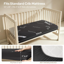 Load image into Gallery viewer, Waterproof Crib Mattress Protector 2 Pack Soft for Standard Toddler Bed