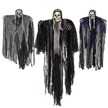 Load image into Gallery viewer, JOYIN 3 Pack Hanging Halloween Skeleton Ghosts Decorations, Grim Reapers for Best Halloween Outdoor Decorations