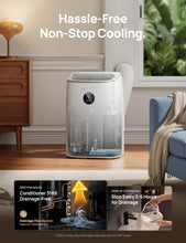 Load image into Gallery viewer, DREO Portable Air Conditioner 318S, 8000 BTU ASHRAE (5000 BTU DOE) Smart AC Unit for Bedroom with Drainage-free Cooling, Fan&Dehumidifier 3 in 1, APP/Voice/Remote, Quiet Standing AC for Room Indoors