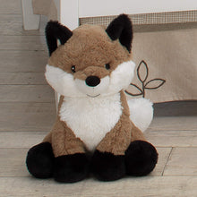 Load image into Gallery viewer, Lambs & Ivy Painted Forest Brown/White Plush Fox Stuffed Animal - Knox