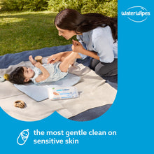 Load image into Gallery viewer, WaterWipes Sensitive+ Newborn & Baby Wipes, 3-In-1 Cleans, Cares, Protects, 99.9% Water, Unscented & Hypoallergenic, 240 Count (4 Packs)