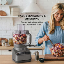 Load image into Gallery viewer, Ninja Food Processor, Professional Plus, 1000 Peak Watts, 4 Functions for Chopping, Slicing, Purees & Dough with 9-Cup Processor Bowl, 3 Blades, Food Chute & Pusher, Silver, BN601
