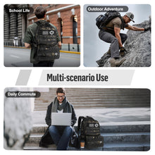 Load image into Gallery viewer, Urban Braver Tactical Backpack with Lunch Box for Men: Laptop Compartment Bookbag with lunchbox for Work School for Women Mens