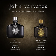 Load image into Gallery viewer, John Varvatos XX Elixir Spray, Cologne for Men, Long-Lasting, Amber Leather Scent with Notes of Rum & Davana Essence, 2.5 fl oz