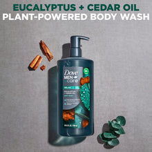 Load image into Gallery viewer, Dove Men+Care Body Wash Eucalyptus + Cedar Oil to Rebuild Skin in the Shower with Plant-Based Cleansers and Moisturizers 26 oz