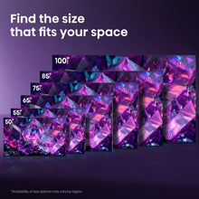 Load image into Gallery viewer, Hisense 85" E7 Cinema Series Hi-QLED Mini-LED 4K UHD Smart Fire TV (85E7SF, 2026 NEW) - Native 144Hz, AI Picture, Dolby Vision IQ · Atmos, FALD, HDR10+ Adaptive, MEMC, Alexa+