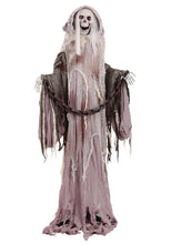 Load image into Gallery viewer, Fun Costumes 6FT Standing Animatronics Ghoul Outdoor & Indoor Decoration, Battery Operated Light-Up Eyes Scary Music and Sounds Display Decor