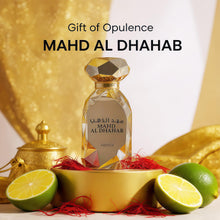 Load image into Gallery viewer, AFLUXE MAHD AL DHAHAB Luxury Unisex Perfume - Dazzling Citrus & Amber Oud Essence - 100ml Eau de Parfum - All-Day Luminosity - Signature Blend of Contrasts(MAHD AL DHAHAB)