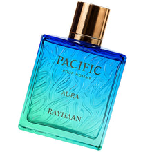 Load image into Gallery viewer, RAYHAAN Pacific Aura - Citrus, Aromatic, Mint, Amber, Fresh - Eau de Parfum Spray for Men, 3.4 Ounce / 100 ml