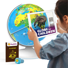 Load image into Gallery viewer, PlayShifu Globe for Kids– Orboot Earth: Interactive Kids Globe with 1000+ Facts on Animals, Places & Monuments | Tech-Powered Learning Toy & STEM Gift for Kids Ages 4–10