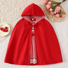 Load image into Gallery viewer, SEHIOZNI Little Red Riding Hood Costume Toddler Halloween Cosplay Clothes