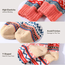 Load image into Gallery viewer, Pleneal Wool Socks for Women - Womens Winter Warm Wool Sock Men Cozy Knit Boots Socks for Women
