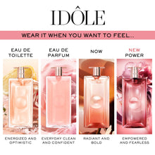 Load image into Gallery viewer, Lancôme Idôle Power Eau De Parfum Intense – Long Lasting Fragrance with Notes of Fruity Pomarose and Sandalwood - Fruity and Woody Floral Women's Fragrance – 0.85 Fl Oz.