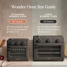 Load image into Gallery viewer, Our Place Wonder Oven | 6-in-1 Stainless Steel Air Fryer Toaster Oven Combo with Basket, Rack, Pan & Tray | Compact 13 QT Countertop Capacity - Toast, Roast, Bake, Reheat, Broil & Steam | Steam