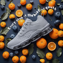 Load image into Gallery viewer, Womens Walking Running Shoes Air Cushion Basketball Sneakers Fashion Tennis Breathable Sport Gym Fitness Cross Trainers Shoes Light Grey 6.5