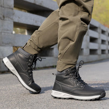 Load image into Gallery viewer, NORTIV 8 Men's Dress Boots Waterproof Lightweight Chukka Hiking Casual Mid Ankle Boots,Size 9.5,BLACK,SNHB242M