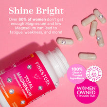 Load image into Gallery viewer, Pink Stork Magnesium Supplement for Women with Vitamin D - Mood, Natural Calm & Energy Levels - Digestion, Heartburn, & Constipation Support for Pregnancy - Breastfeeding Friendly - 60 capsules