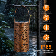 Load image into Gallery viewer, ZKLiLi Solar Halloween Pumpkin Lantern Outdoor Pumpkin Light Garden Decor Gifts,Halloween Pumpkin Decor Lantern for Halloween Party, Yard, Patio, Backyard, Porch