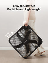 Load image into Gallery viewer, PELONIS 20 Inch Box Fan for Bedroomβ 3 Speeds, 25ft/s, Floor Fan, Window Fan, Table Fan, Desktop Fan with Superior Air Throw (2295 CFM), Lightweight, 5 Blades, suitable for Office, Living Room, Garage