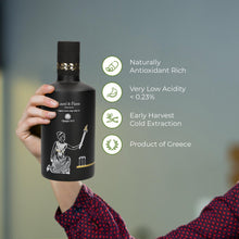 Load image into Gallery viewer, World's Best Gold Award - Laurel & Flame Olympia PGI Olive Oil Extra Virgin - Polyphenol Rich (706 MG/KG) - USDA Organic - Multiple Award Winning – 60X Hydroxytyrosols - Early Harvest - Cold Pressed (500 ml/16.9 fl oz)
