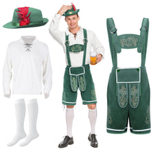 Load image into Gallery viewer, Spooktacular Creations Bavarian Oktoberfest Costume, Lederhosen Men German Costume for Halloween Party, Beer Festival -XL