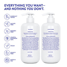 Load image into Gallery viewer, Routine Wellness Hair Thinning System, Anti-Thinning Shampoo & Conditioner Set (Coconut & Vanilla) + Hair Growth Supplement, Clinically Tested to Support Hair Growth