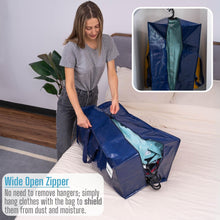 Load image into Gallery viewer, VENO 6 Pack Moving Bags w/Backpack Straps, Moving Boxes & Storage Bins Alternative, Packing Supplies, Camping Accessories Totes for Storage, Dorm Room Essentials Storage Bags (Blue, 6 Pack)