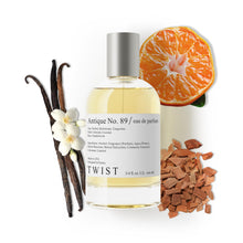 Load image into Gallery viewer, Twist Antique No. 89 - Eau De Parfum Inspired by Lattaf. Yara (Pink)/L. Mercier Amber Vanille, Long Lasting Perfume For Women, Paraben Free, Vegan, Clean Ingredients - Spray 100 ml | 3.4 fl. oz.