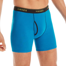 Load image into Gallery viewer, Hanes Men Hanes Boxer Briefs, Cool Dri Moisture-Wicking Underwear, Cotton No-Ride-up for Men, 6 Pack - Striped Assorted, Multi-Packs Available