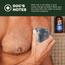 Load image into Gallery viewer, Dr. Squatch Natural Men’s Bar Soap - Cold Process Body Soap Bar with Natural Oils - Gifts for Men - Coastal Mist, Rainforest Rapids, Birchwood Breeze (5 oz, 3-Pack)