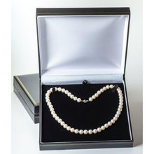 Load image into Gallery viewer, Pearl Romance II Round Pearl II White Pearl Necklace Genuine Cultured Freshwater (10-10.5mm; Necklace 18 Inch)