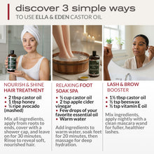 Load image into Gallery viewer, USDA Organic Castor Oil, 100% Pure Cold-Pressed Hexane-Free, 16 Oz