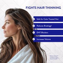 Load image into Gallery viewer, Routine Wellness Hair Thinning System, Anti-Thinning Shampoo & Conditioner Set (Coconut & Vanilla) + Hair Growth Supplement, Clinically Tested to Support Hair Growth