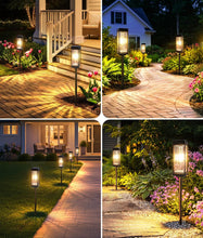 Load image into Gallery viewer, ELECLINK Solar Pathway Lights Outdoor, 8 Pack Upgraded Solar Lights Outdoor Waterproof, Bright Up to 15 Hrs Auto On/Off Garden Light for Yard Patio Lawn Path Walkway Driveway Outside Decor