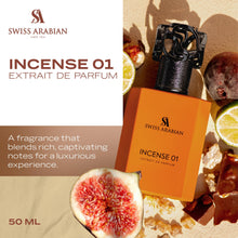 Load image into Gallery viewer, Swiss Arabian Incense 01 Eau De Parfum 50ml